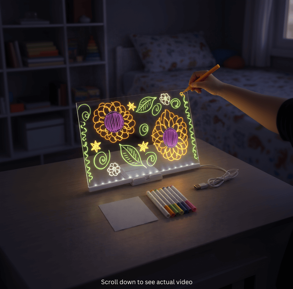 Re-writable LED Board