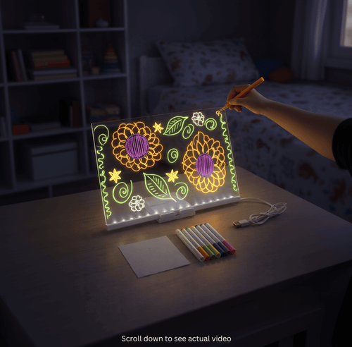 Re-writable LED Board