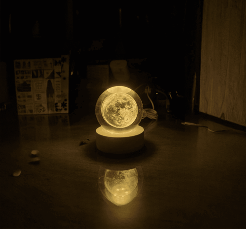Cosmic Crystal Sphere (Moon)